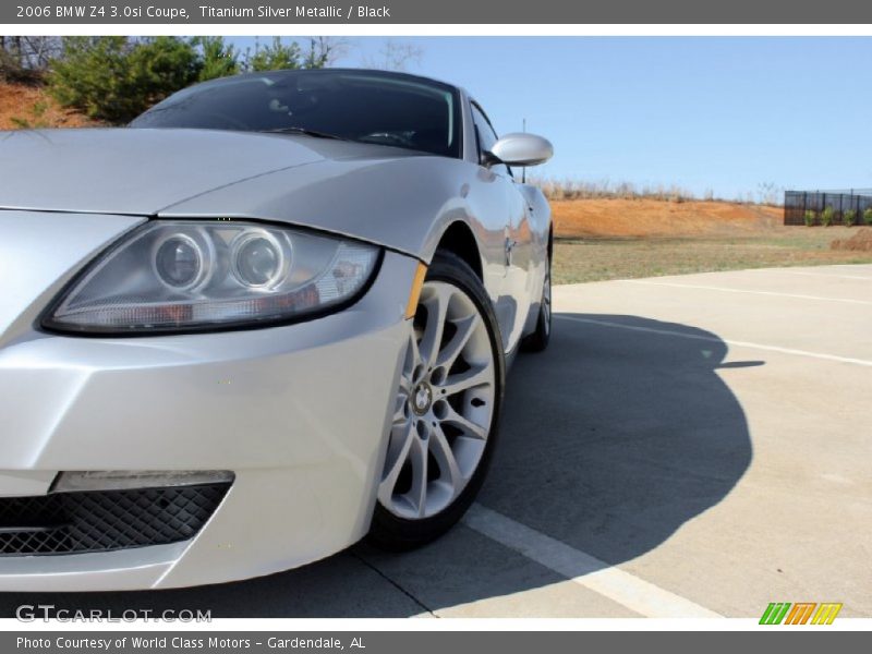 Titanium Silver Metallic / Black 2006 BMW Z4 3.0si Coupe