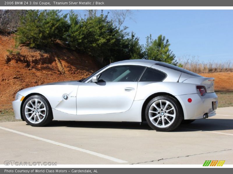 Titanium Silver Metallic / Black 2006 BMW Z4 3.0si Coupe