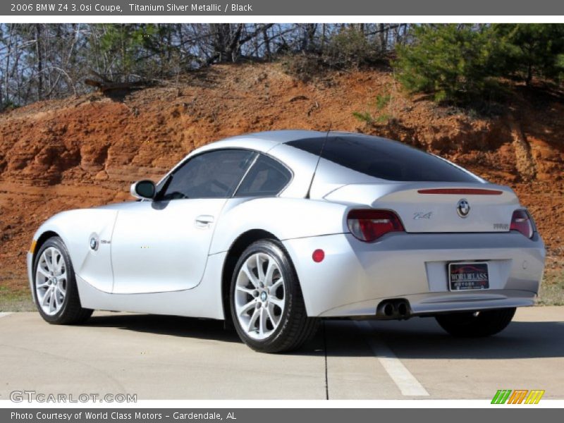 Titanium Silver Metallic / Black 2006 BMW Z4 3.0si Coupe