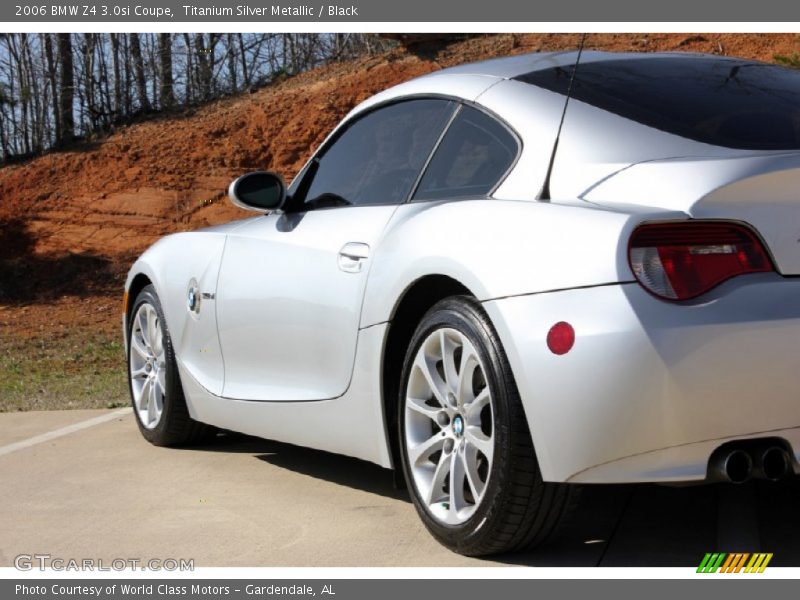 Titanium Silver Metallic / Black 2006 BMW Z4 3.0si Coupe