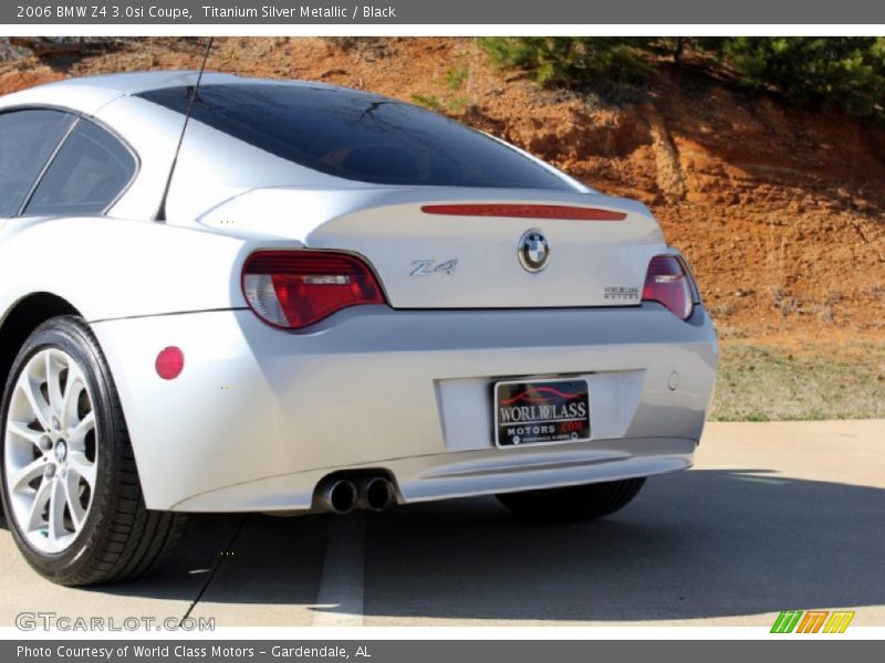 Titanium Silver Metallic / Black 2006 BMW Z4 3.0si Coupe