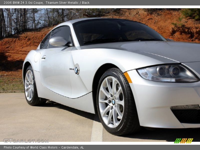 Titanium Silver Metallic / Black 2006 BMW Z4 3.0si Coupe