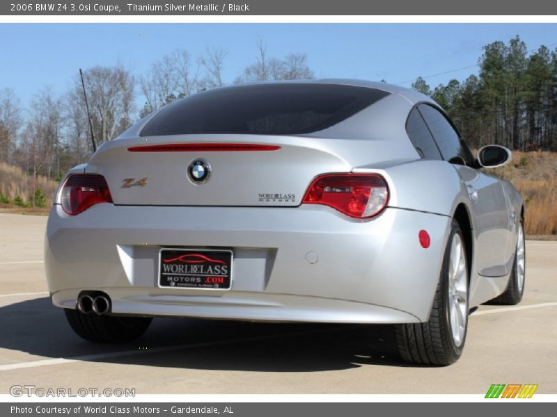 Titanium Silver Metallic / Black 2006 BMW Z4 3.0si Coupe