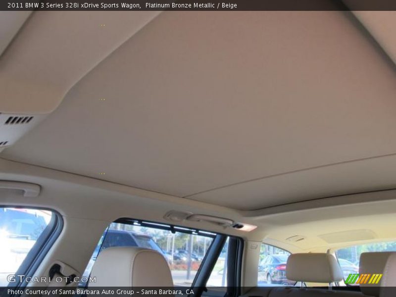 Sunroof of 2011 3 Series 328i xDrive Sports Wagon