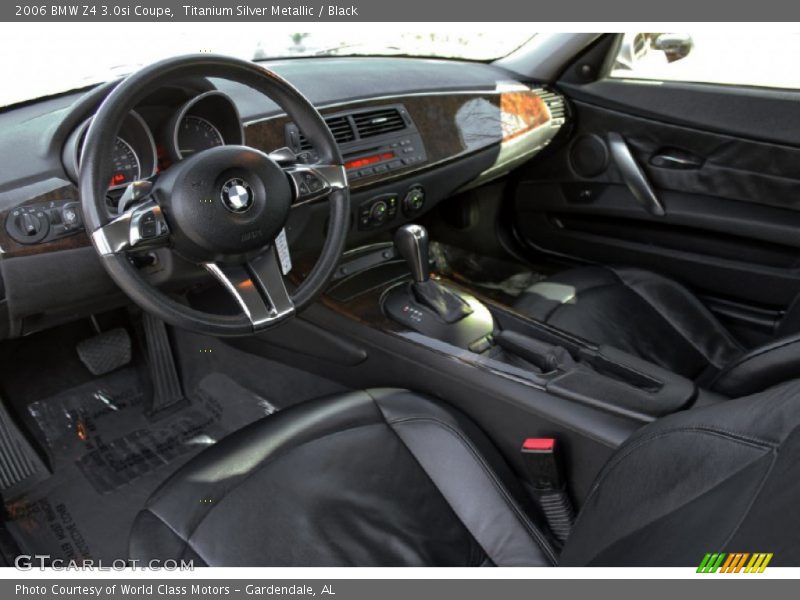 Titanium Silver Metallic / Black 2006 BMW Z4 3.0si Coupe
