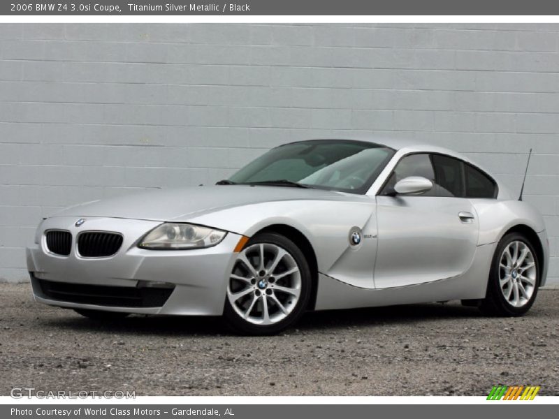 Titanium Silver Metallic / Black 2006 BMW Z4 3.0si Coupe