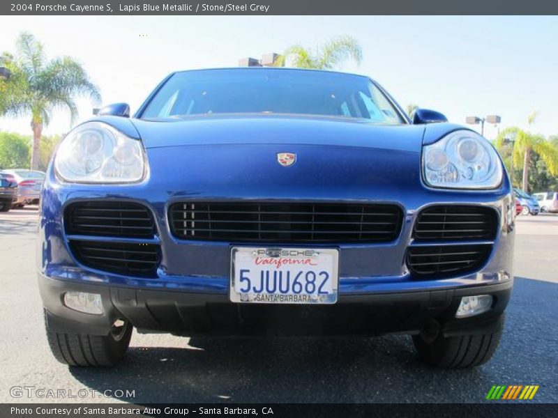 Lapis Blue Metallic / Stone/Steel Grey 2004 Porsche Cayenne S