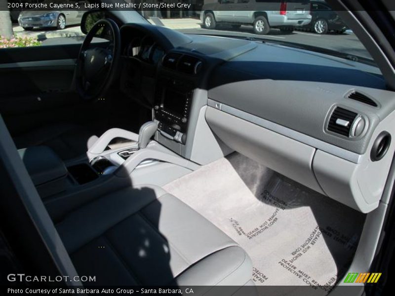 Lapis Blue Metallic / Stone/Steel Grey 2004 Porsche Cayenne S