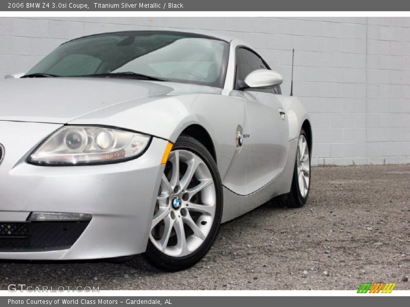 Titanium Silver Metallic / Black 2006 BMW Z4 3.0si Coupe