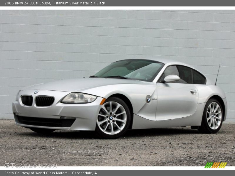 Titanium Silver Metallic / Black 2006 BMW Z4 3.0si Coupe