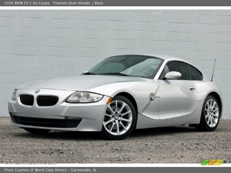 Titanium Silver Metallic / Black 2006 BMW Z4 3.0si Coupe