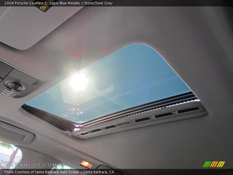 Lapis Blue Metallic / Stone/Steel Grey 2004 Porsche Cayenne S
