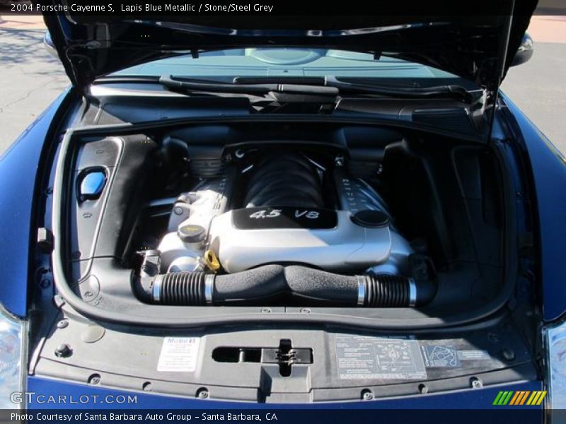 Lapis Blue Metallic / Stone/Steel Grey 2004 Porsche Cayenne S