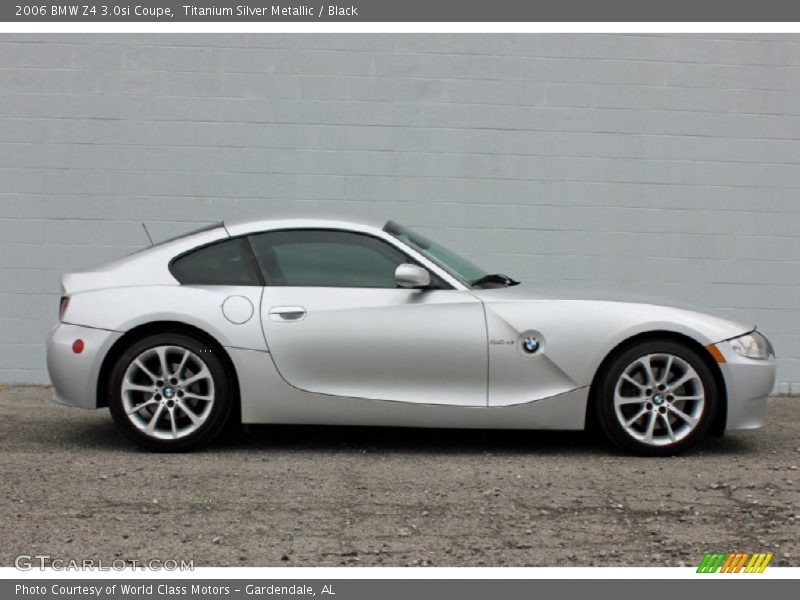 Titanium Silver Metallic / Black 2006 BMW Z4 3.0si Coupe