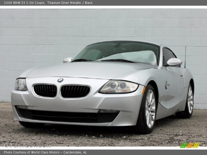 Titanium Silver Metallic / Black 2006 BMW Z4 3.0si Coupe