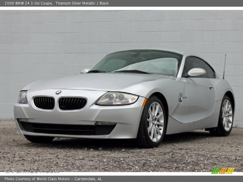 Titanium Silver Metallic / Black 2006 BMW Z4 3.0si Coupe