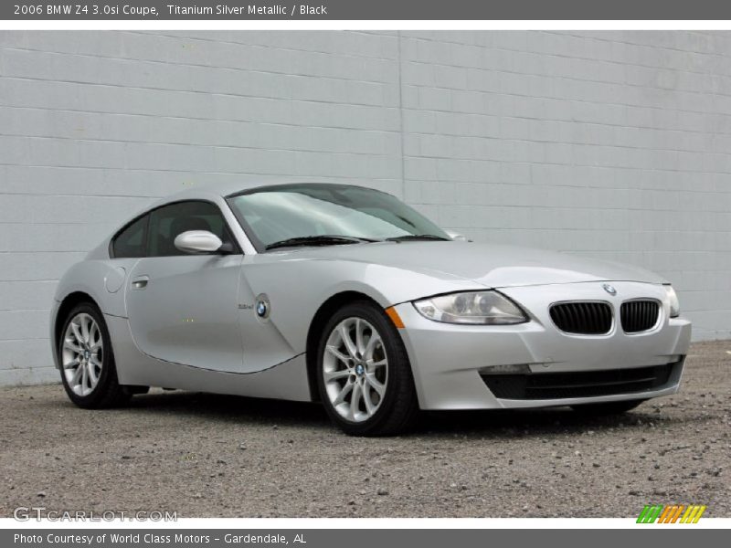 Titanium Silver Metallic / Black 2006 BMW Z4 3.0si Coupe