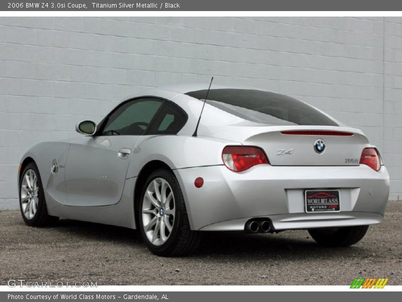 Titanium Silver Metallic / Black 2006 BMW Z4 3.0si Coupe