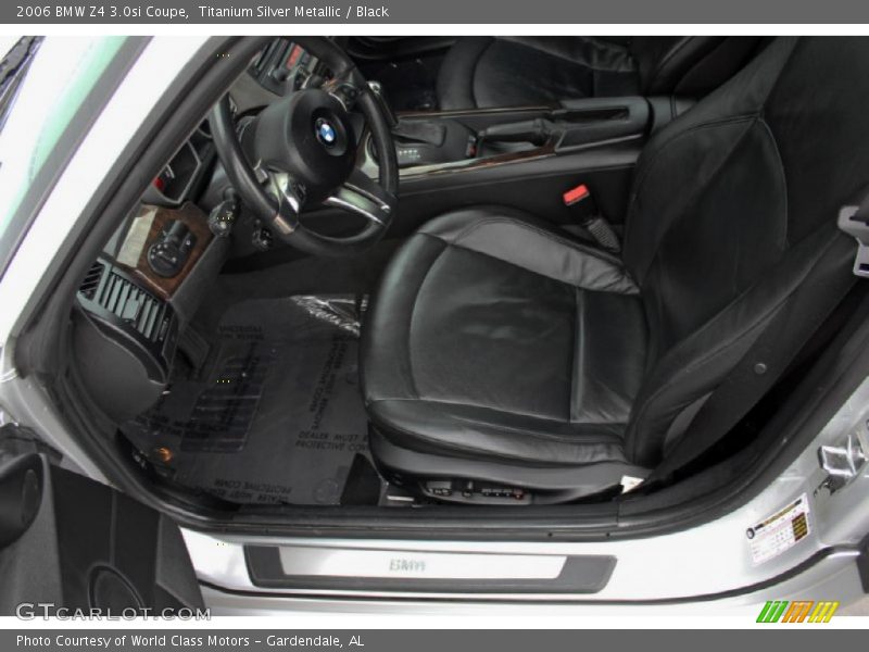 Titanium Silver Metallic / Black 2006 BMW Z4 3.0si Coupe