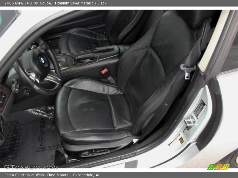 Titanium Silver Metallic / Black 2006 BMW Z4 3.0si Coupe