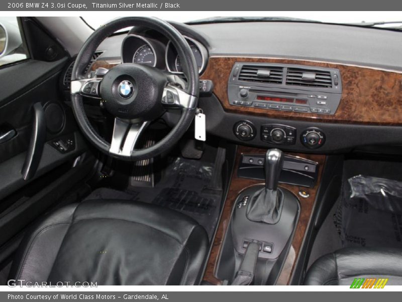Titanium Silver Metallic / Black 2006 BMW Z4 3.0si Coupe