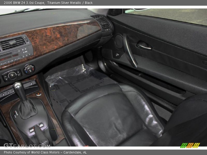 Titanium Silver Metallic / Black 2006 BMW Z4 3.0si Coupe