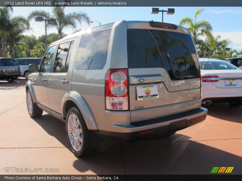 Ipanema Sand Metallic / Almond/Arabica 2012 Land Rover LR4 HSE