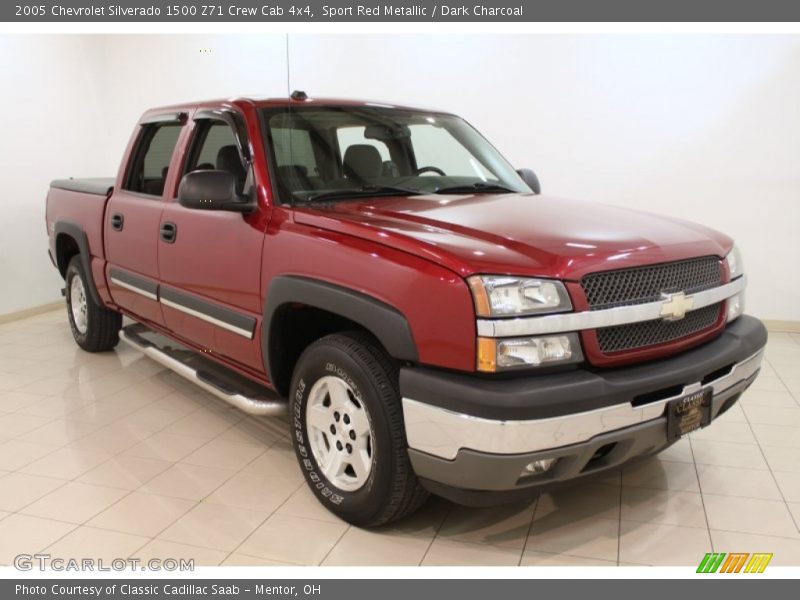 Sport Red Metallic / Dark Charcoal 2005 Chevrolet Silverado 1500 Z71 Crew Cab 4x4