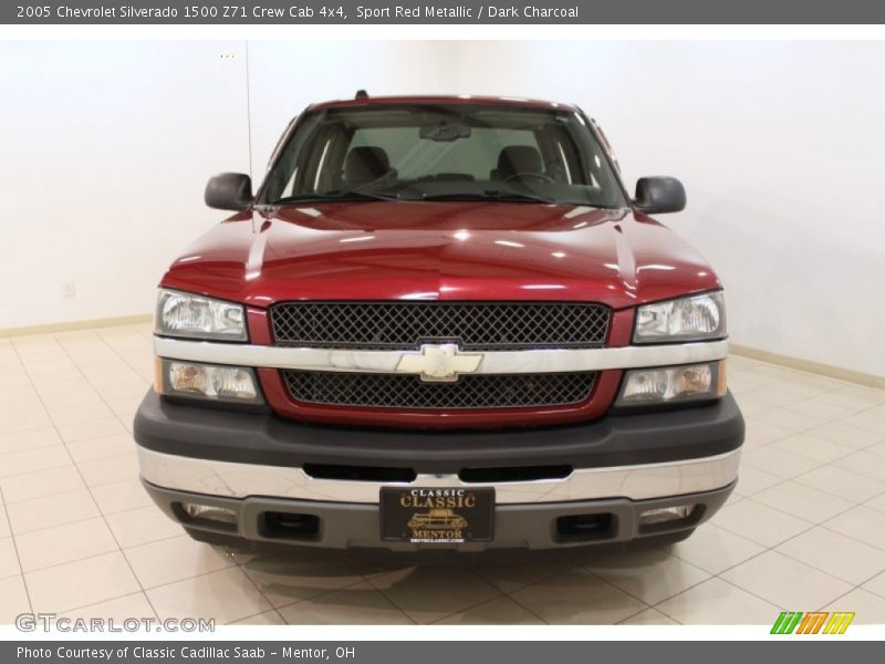 Sport Red Metallic / Dark Charcoal 2005 Chevrolet Silverado 1500 Z71 Crew Cab 4x4