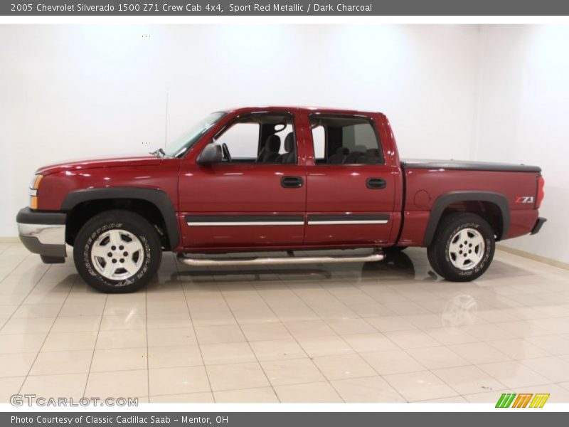 Sport Red Metallic / Dark Charcoal 2005 Chevrolet Silverado 1500 Z71 Crew Cab 4x4