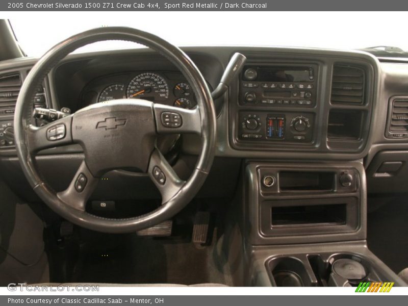 Sport Red Metallic / Dark Charcoal 2005 Chevrolet Silverado 1500 Z71 Crew Cab 4x4