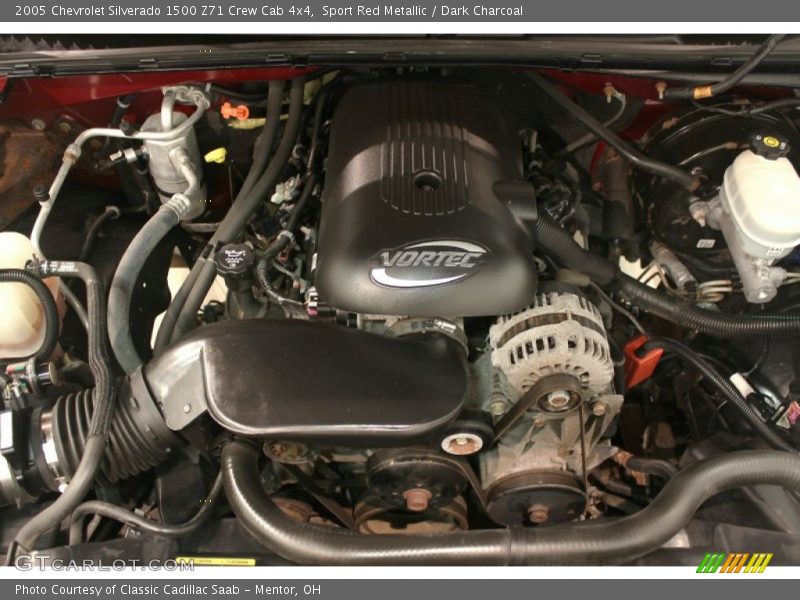 Sport Red Metallic / Dark Charcoal 2005 Chevrolet Silverado 1500 Z71 Crew Cab 4x4