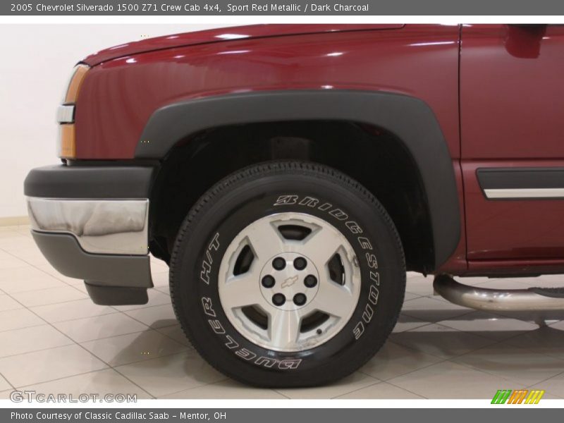 Sport Red Metallic / Dark Charcoal 2005 Chevrolet Silverado 1500 Z71 Crew Cab 4x4