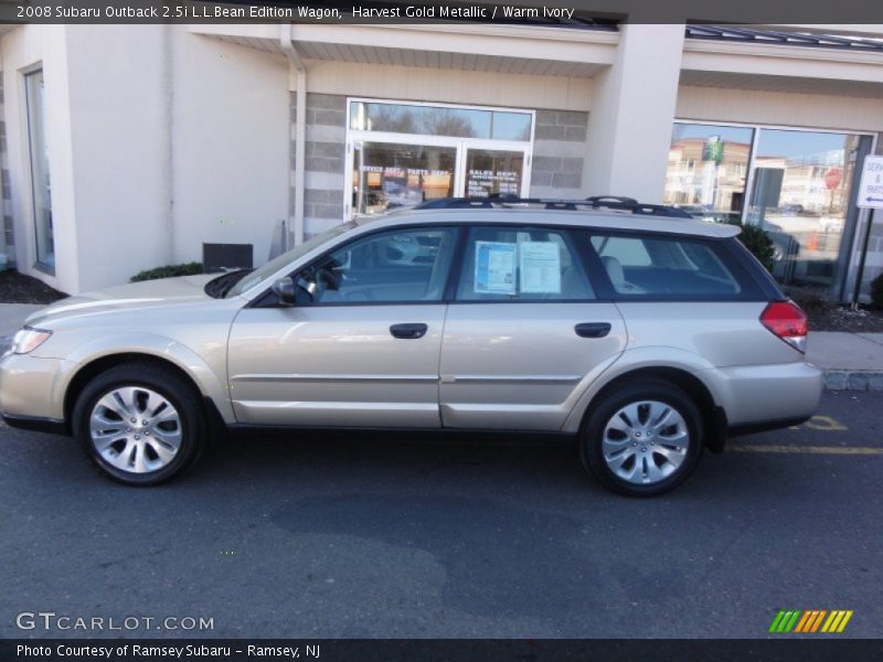 Harvest Gold Metallic / Warm Ivory 2008 Subaru Outback 2.5i L.L.Bean Edition Wagon