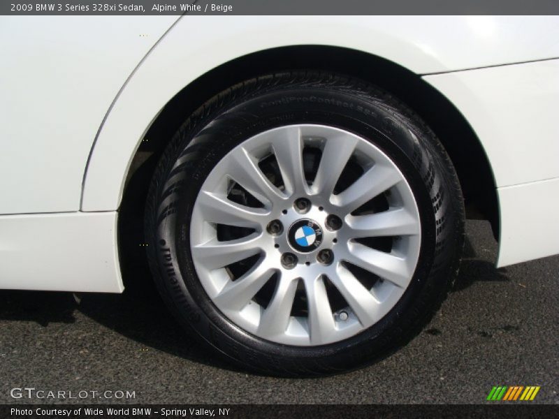 Alpine White / Beige 2009 BMW 3 Series 328xi Sedan