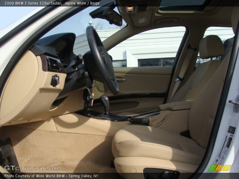 Alpine White / Beige 2009 BMW 3 Series 328xi Sedan