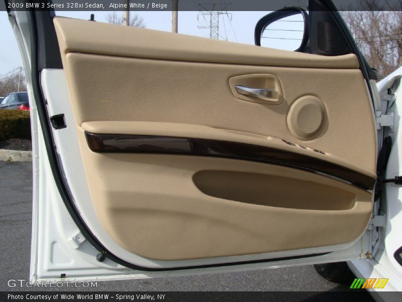 Alpine White / Beige 2009 BMW 3 Series 328xi Sedan