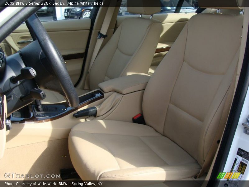 Alpine White / Beige 2009 BMW 3 Series 328xi Sedan