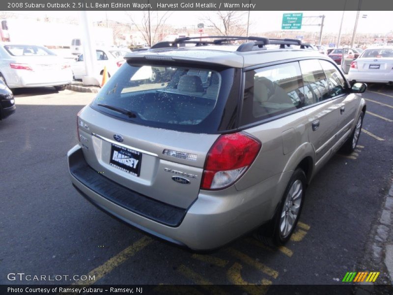 Harvest Gold Metallic / Warm Ivory 2008 Subaru Outback 2.5i L.L.Bean Edition Wagon