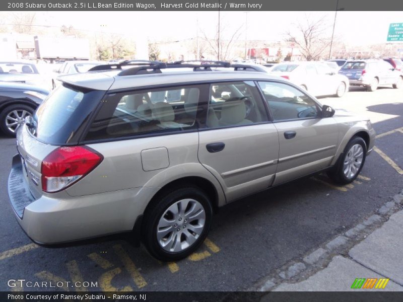 Harvest Gold Metallic / Warm Ivory 2008 Subaru Outback 2.5i L.L.Bean Edition Wagon