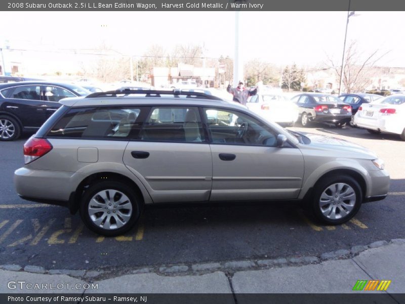 Harvest Gold Metallic / Warm Ivory 2008 Subaru Outback 2.5i L.L.Bean Edition Wagon