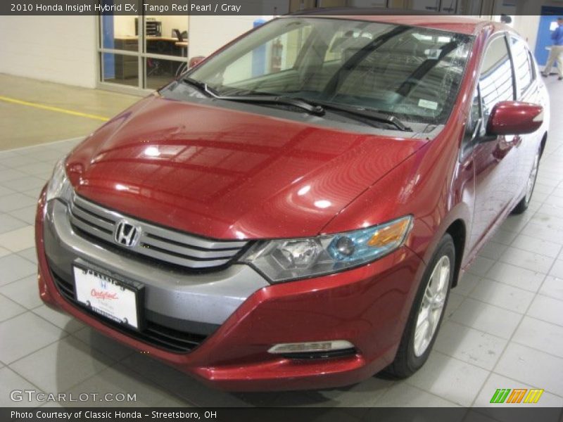 Tango Red Pearl / Gray 2010 Honda Insight Hybrid EX