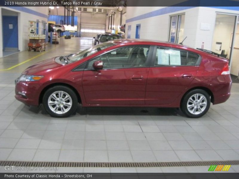 Tango Red Pearl / Gray 2010 Honda Insight Hybrid EX
