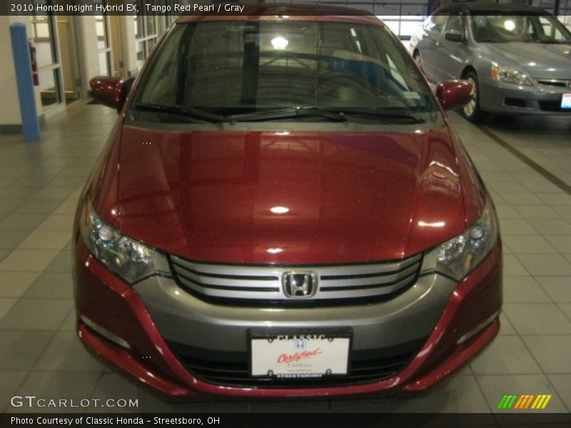 Tango Red Pearl / Gray 2010 Honda Insight Hybrid EX