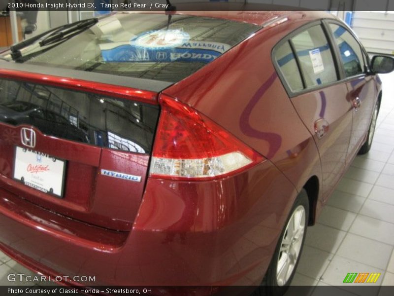 Tango Red Pearl / Gray 2010 Honda Insight Hybrid EX
