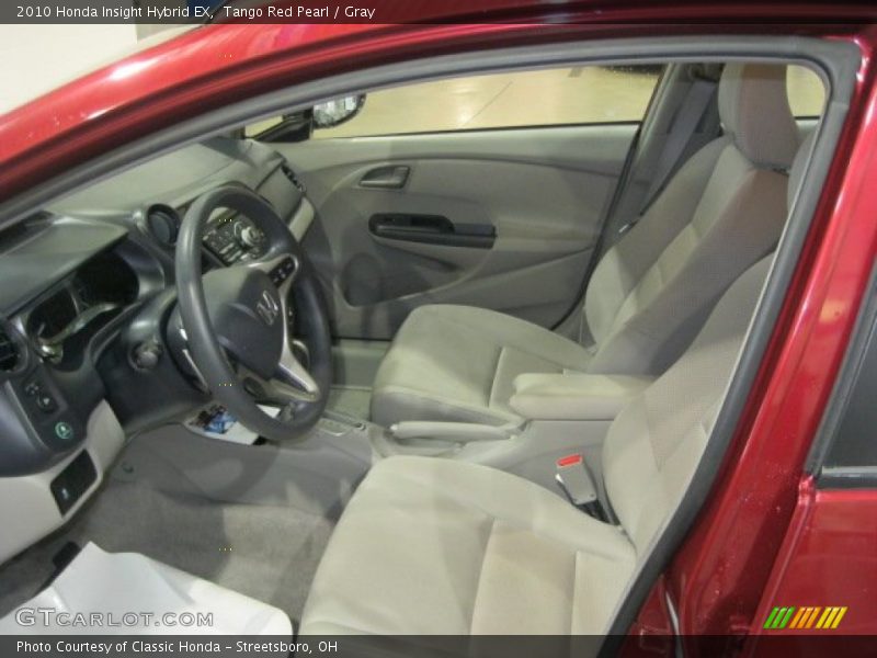 Tango Red Pearl / Gray 2010 Honda Insight Hybrid EX