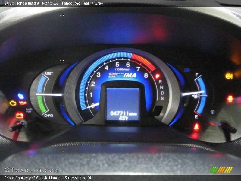  2010 Insight Hybrid EX Hybrid EX Gauges
