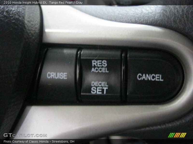 Tango Red Pearl / Gray 2010 Honda Insight Hybrid EX