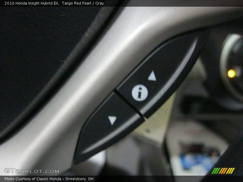 Tango Red Pearl / Gray 2010 Honda Insight Hybrid EX
