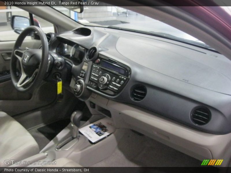 Tango Red Pearl / Gray 2010 Honda Insight Hybrid EX